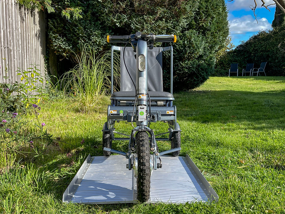 Thumbnail: eFOLDI Explorer MK1.5 Folding Mobility Scooter 8 MPH Airline Safe 17kg was £2599