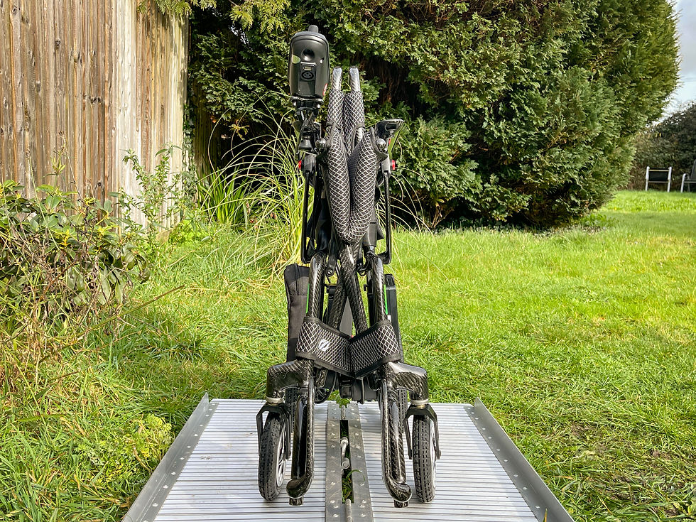 Thumbnail: CareCo iConnect Zora Carbon Fibre Light Powerchair Mobility Wheelchair Was £2499