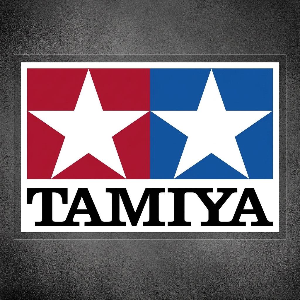 Tamiya Double Star Waterproof Vinyl Car Sticker Decal