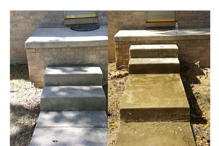 Concrete Walkway and Steps