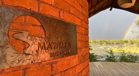 MAWIMBI Bush Camp entrance sign