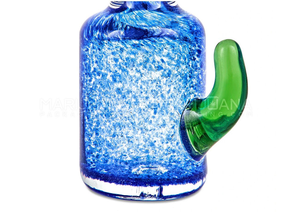 Thumbnail: FRIT BULGED CHILLUM HAND PIPE W/ HOOK KNOCKER