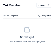 ExpoPlan.io app Task overview screen