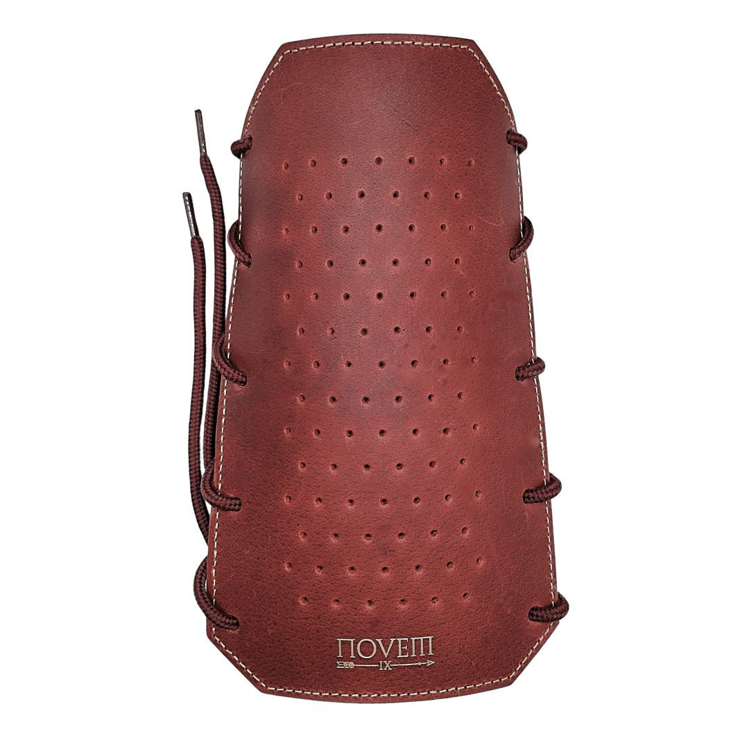Red Leather Arm Guard