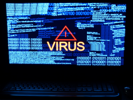 antivirus popup with red warning