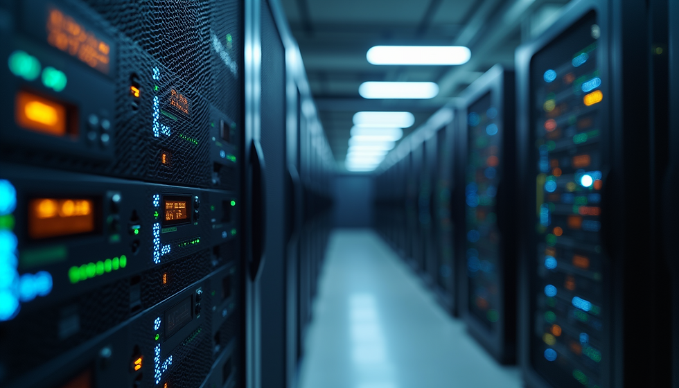 Organized data center and team collaboration representing reliable IT assistance