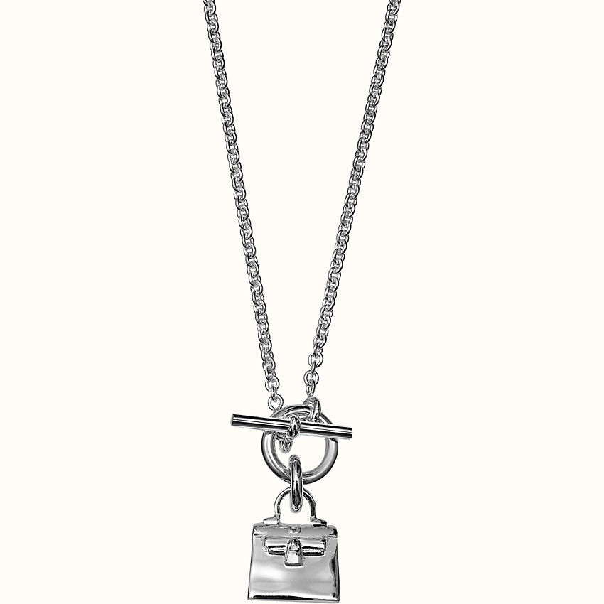 Hermes kelly bag necklace