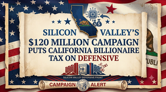 Silicon Valley’s $120 Million Campaign Puts California Billionaire Tax on Defensive