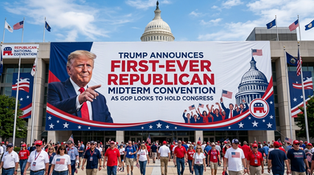 Trump Announces First-Ever Republican Midterm Convention as GOP Looks to Hold Congress