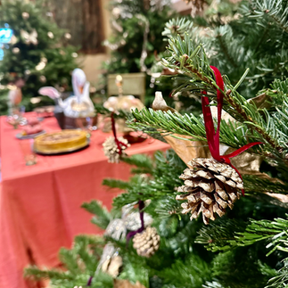 Art de la table Noël, châteaux de la Loire à Noël 