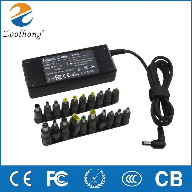 PSU 19V 4.74A 90W universel pour Acer ASUS DELL HP Lenovo Sony Toshiba Samsung