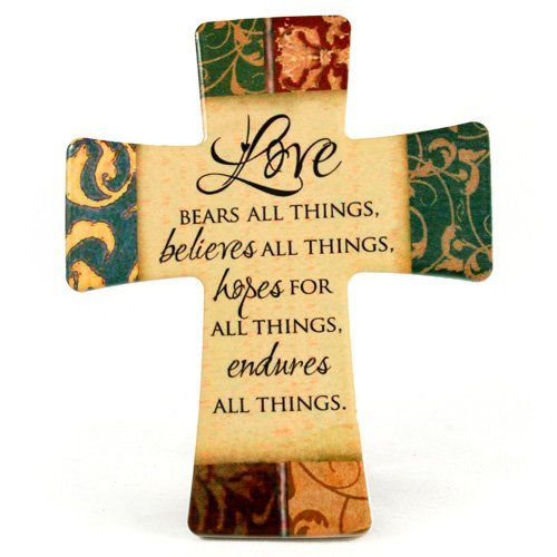 Inspirational Ceramic Cross – Love All Things