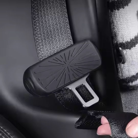 Thumbnail: Silicone Safety Belt Buckle Protector For Tesla Car Seat Belt