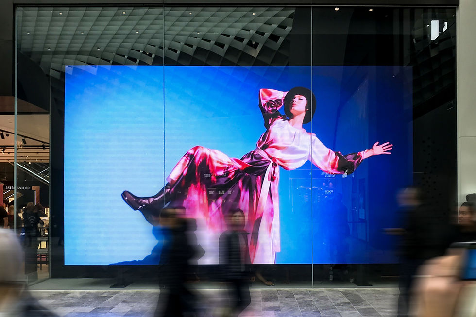 David Jones LED Signage Wall