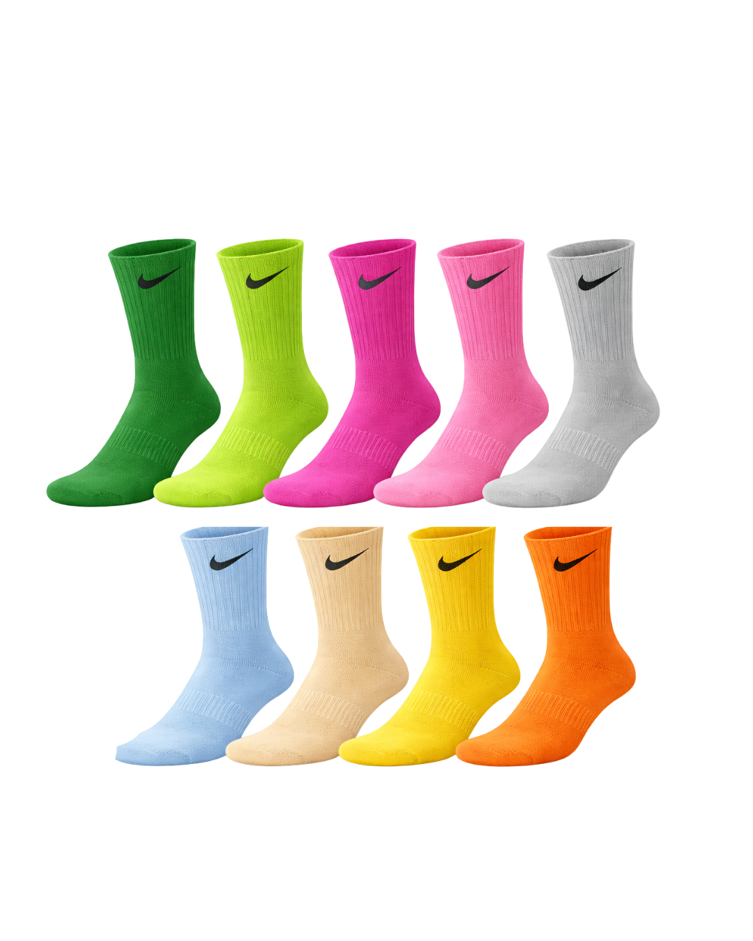 Meia Nike Crew Cano Médio – Várias Cores