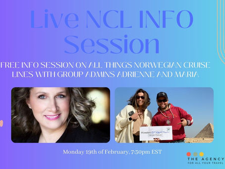 Join Our Exclusive Norwegian Cruise Lines Info Session with Adrienne and Maria from The Agency Chic!