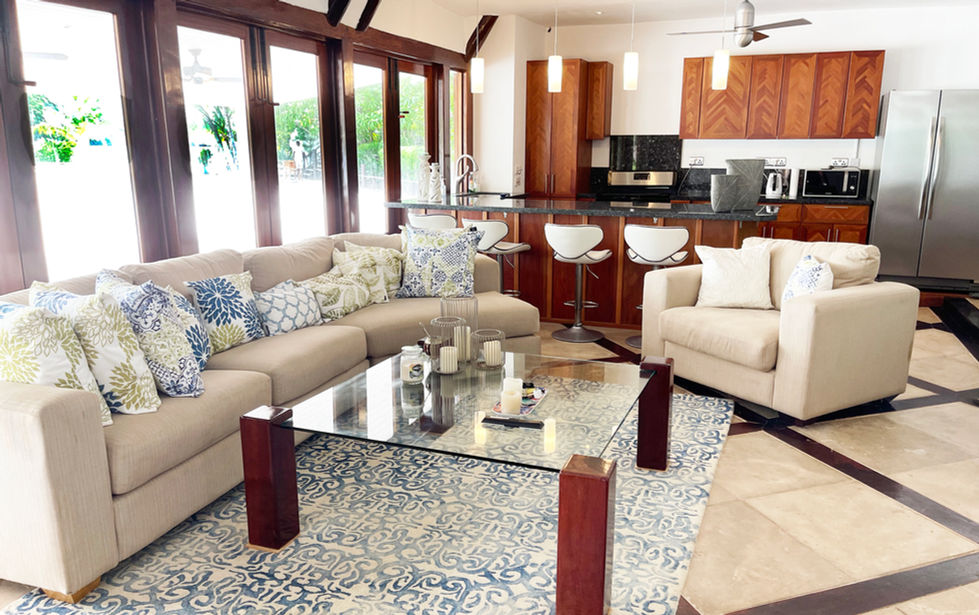 Beach House kitchen from Utility room