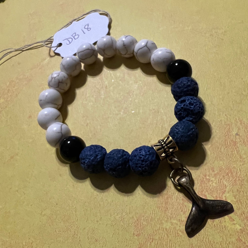 Thumbnail: Bracelets with Diffuser Beads / Sea Creatures
