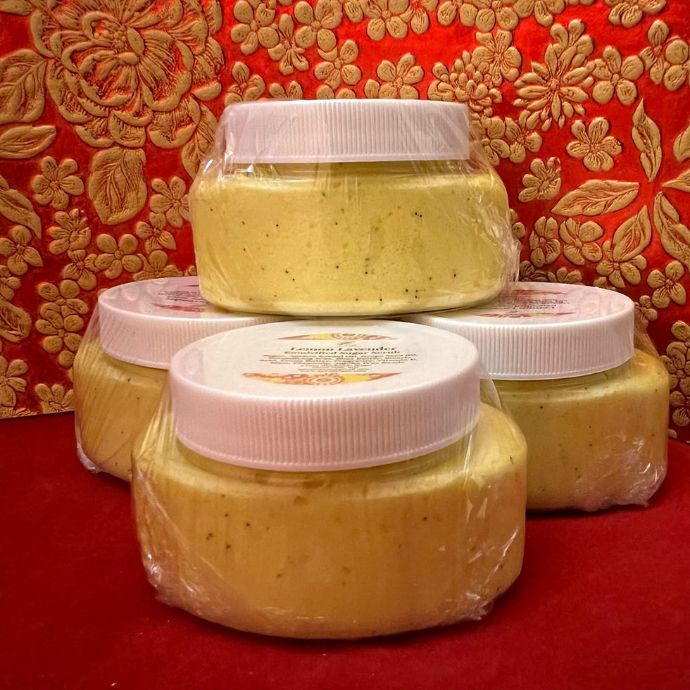Miniatura: Lemon Lavender Emulsified Sugar Scrub