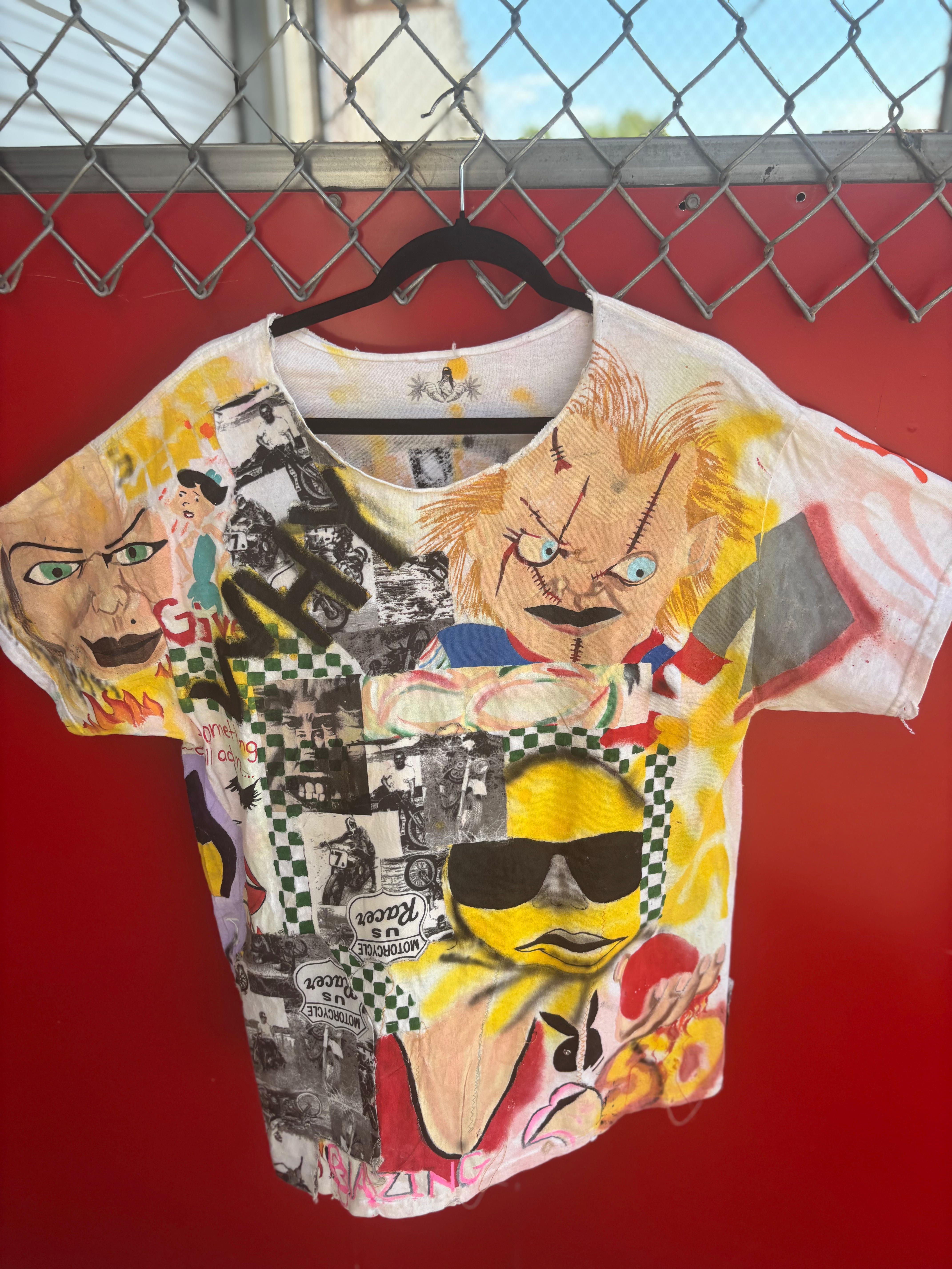 Hand painted AOP custom T-shirt