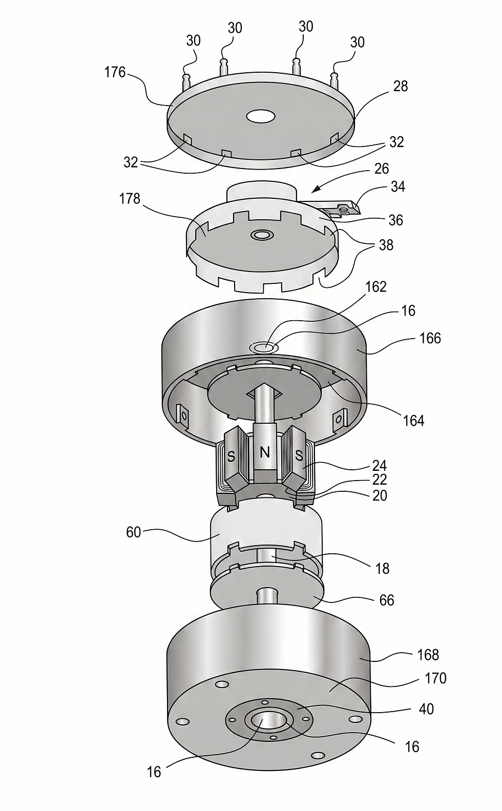diagram of the magneto from the patent