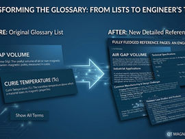 an image showing the before and after of the glossary page