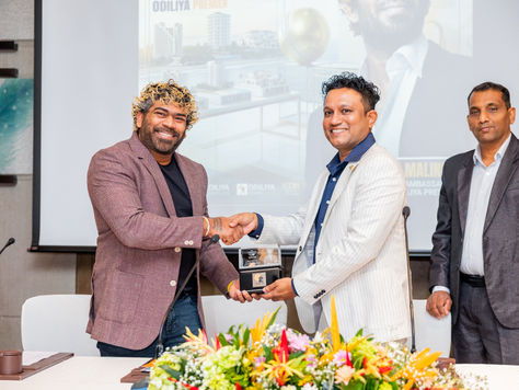 Lasith Malinga joins Odiliya Homes & Residencies as Brand Ambassador