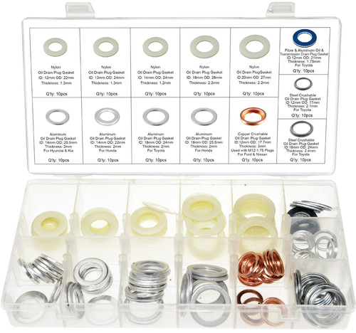 CT2907 - 534pc Oil Drain Plug Screws & O-Ring Set - Neilsen Tools - Foto 11