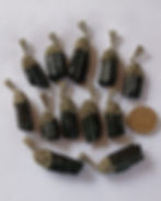 Dije Turmalina Engarzado en Pirita