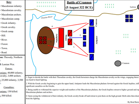 The Battle of Crannon.