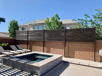 lattice slat privacy wall