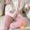 Thumbnail: Autumn/Winter New 's Pajama Set, Long Sleeve & Legs, Embroidered Bear with Kanga