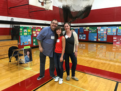 James with Christina S. and Kate at Tweens Read in Houston.