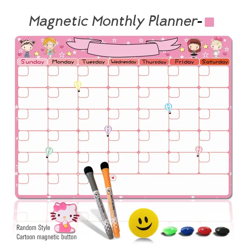 A3 Magnetic Weekly & Monthly Planner
