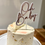 Thumbnail: 'Oh Baby' Acrylic Cake Topper
