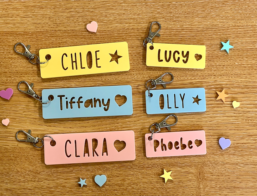 Thumbnail: Acrylic Personalised Keyring