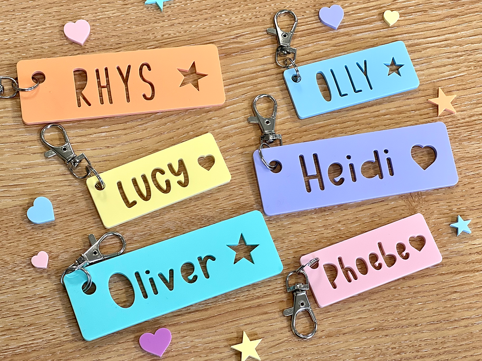 Thumbnail: Acrylic Personalised Keyring