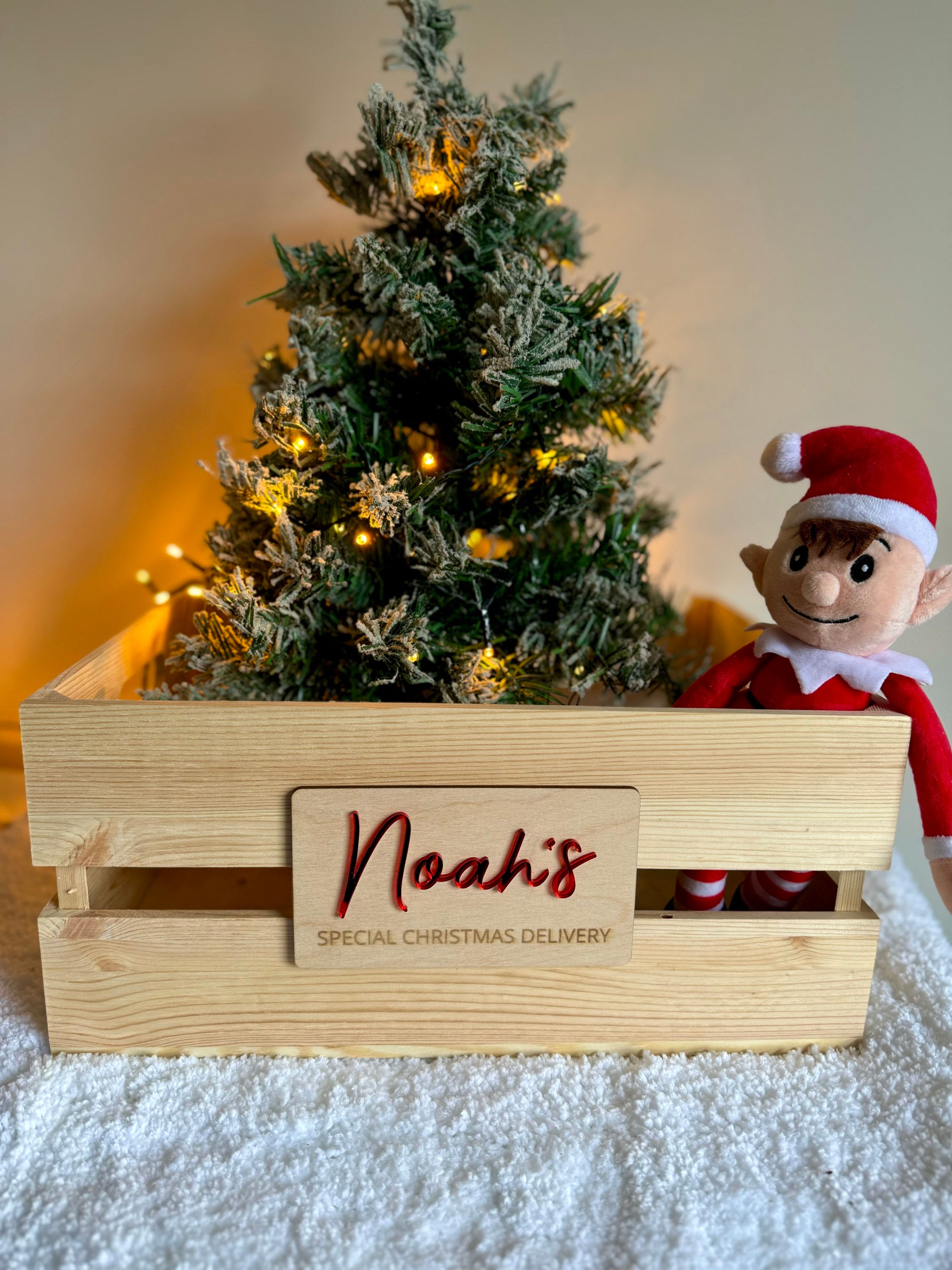 Special Delivery Plaque and Crate