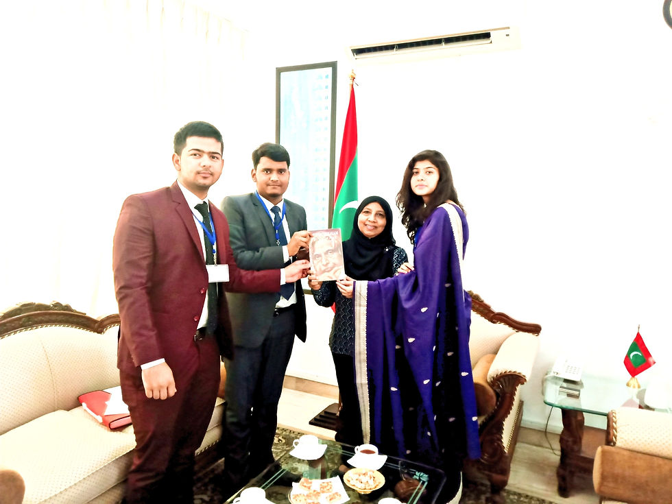 SWARAJ BHARAT DELEGATION WITH H.E. AISATH MOHAMMED DIDI