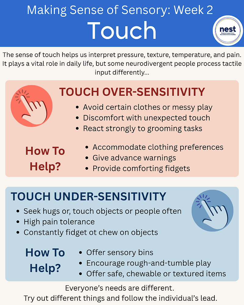 Making Sense Of Sensory - Week 2: Understanding the Sense of Touch