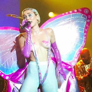 Miley Cyrus Shocks Audience at Adult Swim Upfront Party