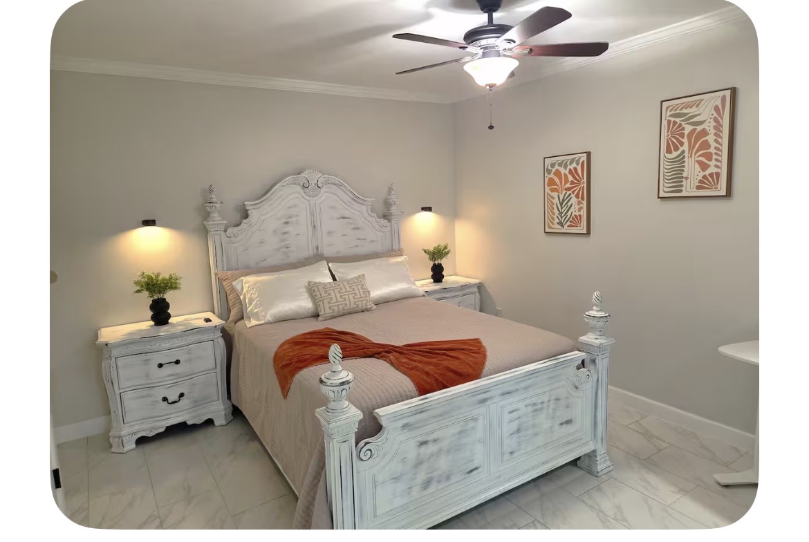 Original photograph of the bedroom