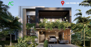 Casa Moderna Concepto Abierto En San Pedro de Macorís, RD | Arquitecto Calderón 019