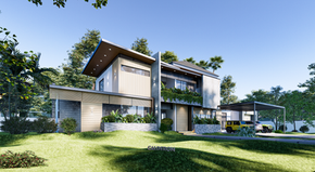 Casa Moderna Concepto Abierto En Jánico, RD | Arquitecto Calderón 037