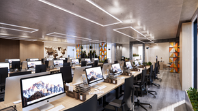 Locales Moderno Concepto Abierto, RD | Arquitecto Calderón 043