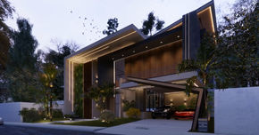 Casa Moderna Concepto Abierto En Santo Domingo, RD | Arquitecto Calderón 010