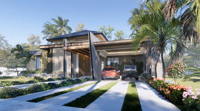 Casa Moderna Concepto Abierto En Santo Domingo, RD | Arquitecto Calderón 062