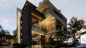 Casa Moderna Concepto Abierto En Santiago, RD | Arquitecto Calderón 060
