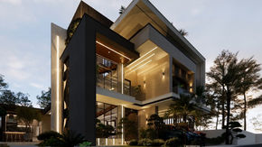 Casa Moderna Concepto Abierto En Santiago, RD | Arquitecto Calderón 060