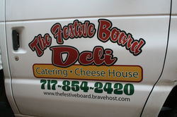 Festive Board Truck Doors